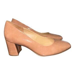 Naturalizer Elegant Tan Women's block heel Pumps size 9.5W